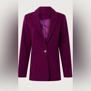 RTR Endless Rose Single Breasted Blazer. Purple Color Size S Very Good Preown